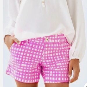 Lilly Pulitzer Pink Checkered Women's Shorts